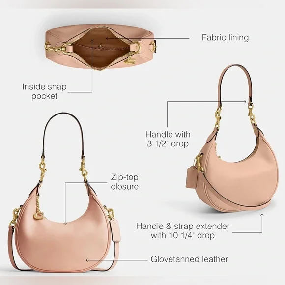 Coach Jonie Bag 22, Cream NWT SOLD OUT!!!! - Picture 5 of 13